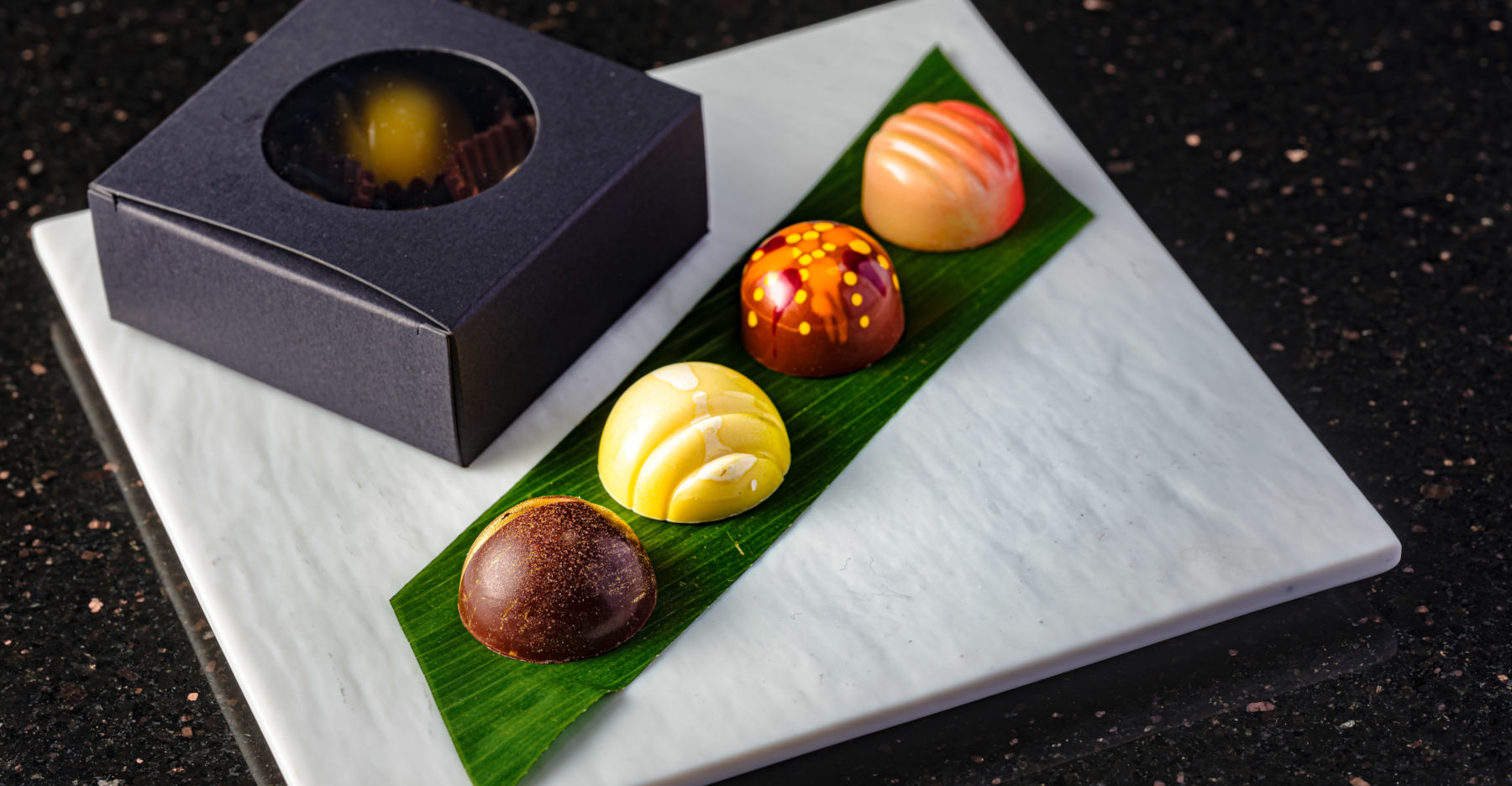 Chocolate pieces
