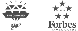 Five Diamond and Forbes 2025 logo